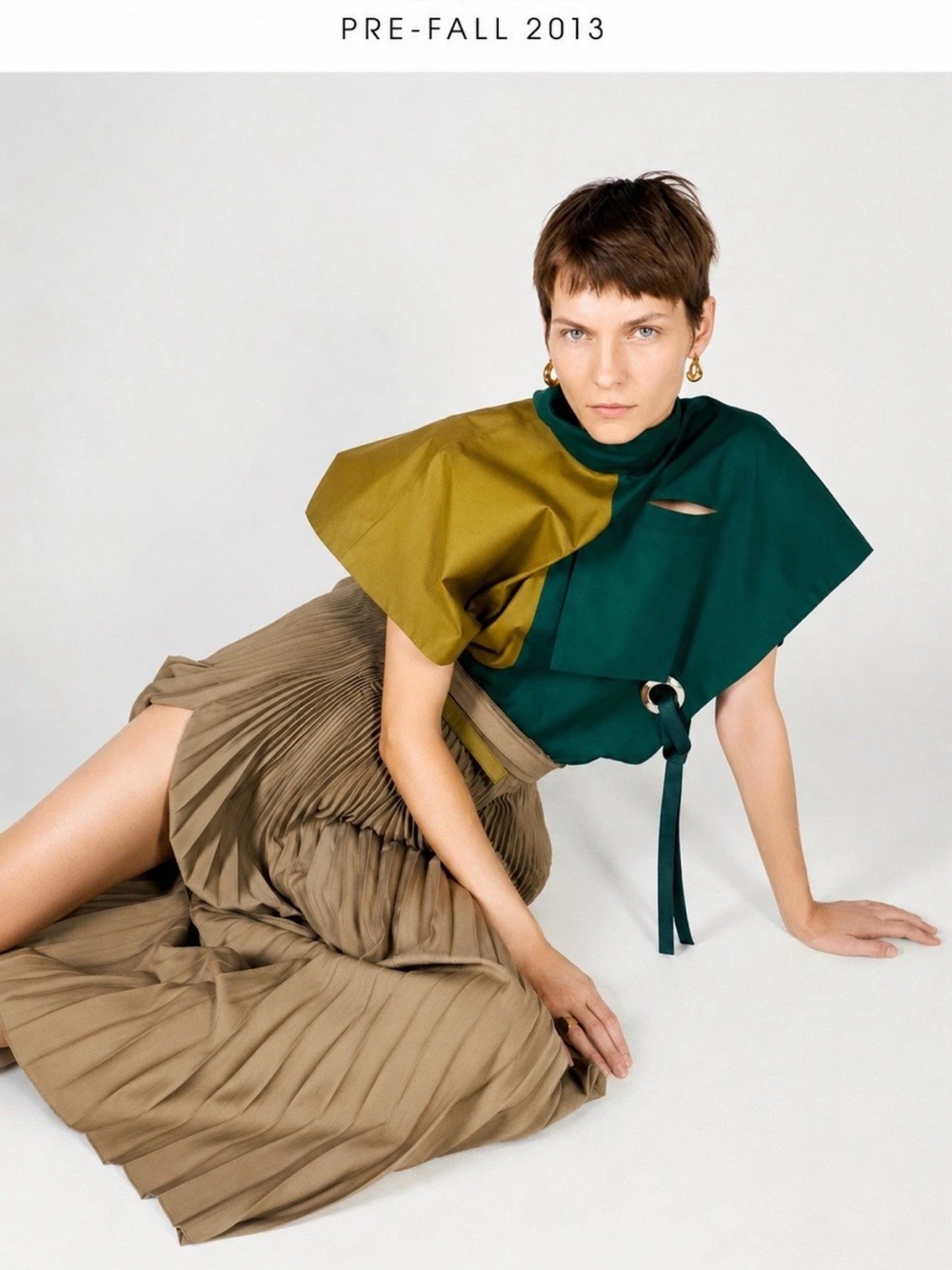 CÉLINE Phoebe Philo Pre-Fall 2013 Runway Top FR38 US6 UK10 Archival - Picture 2 of 7